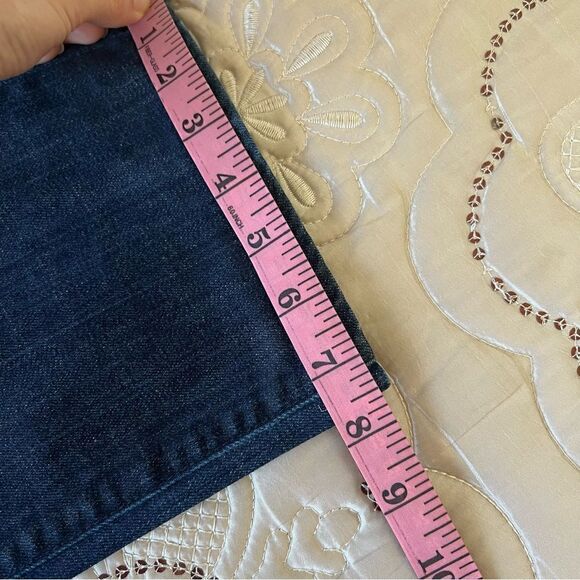 7 For All Mankind The Standard Straight Dark Wash Jeans Size 33 - Picture 13 of 13